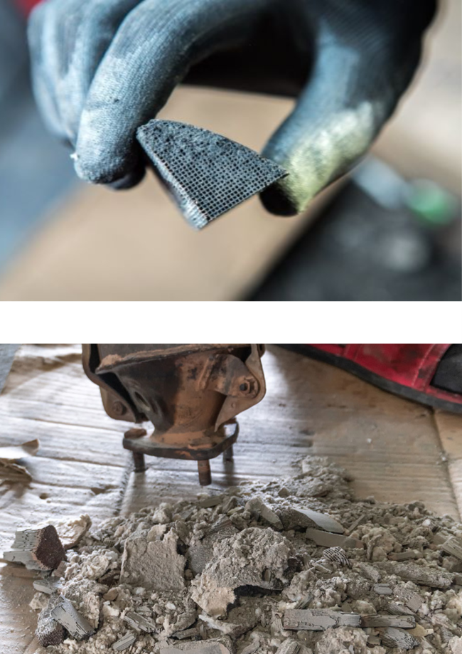 catalytic converter recycling for pgm